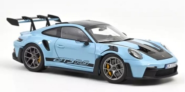 187367 Porsche 911 GT3 RS w/Weissach Pack 2022 Gulf blue 1:18